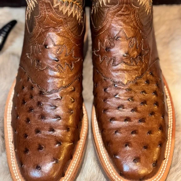 Brand New One of a Kind Custom Womens Lucchese Boots, 7B - Picture 4 of 16